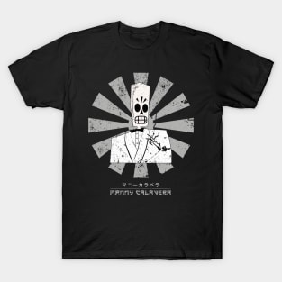 Manny Retro Japanese Grim Fandango T-Shirt